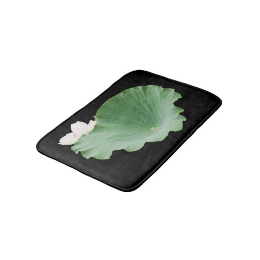 Giant Lotus Leaf mit Bloom Badematte (Schrägansicht)