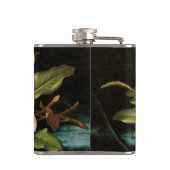 Giant Magnolias auf einem blauen Samttuch von MJ H Flachmann (Rückseite)