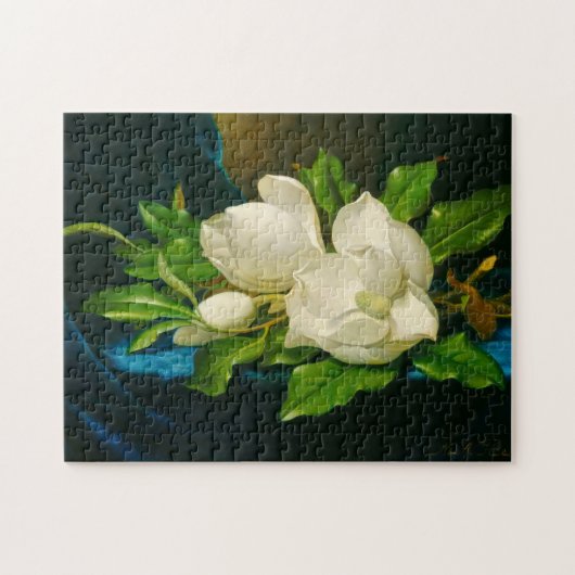 Giant Magnolias Martin Johnson Heade Fine Art Puzzle (Horizontal)