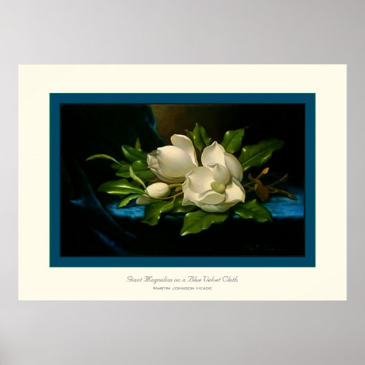 Giant Magnolias~ Martin Johnson Heade Poster (Vorne)