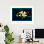 Giant Magnolias~ Martin Johnson Heade Poster (Heimbüro)
