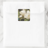 Giant Magnolias Quadratischer Aufkleber (Tasche)
