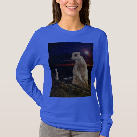 Giant Meerkat auf hoher Alarmstufe, T-Shirt (Vorderseite)