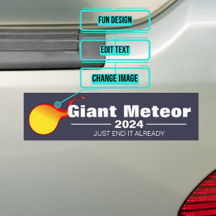 Giant Meteor 2024 Autoaufkleber