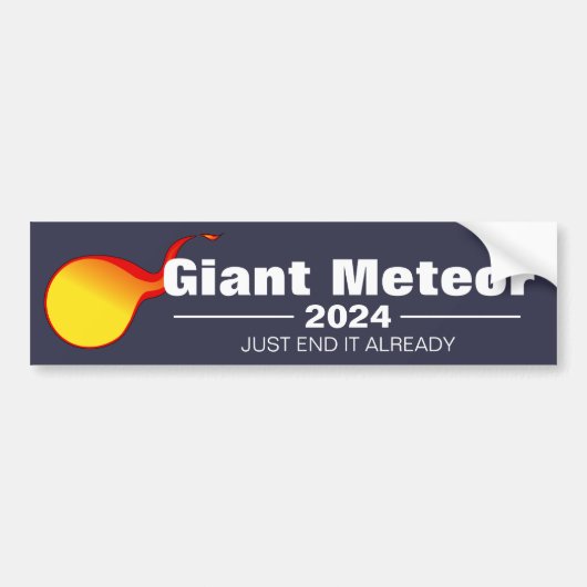 Giant Meteor 2024 Autoaufkleber (Vorne)