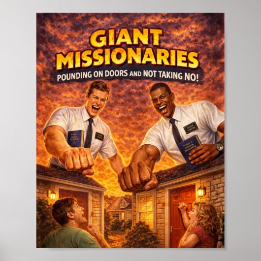 Giant Missionaries: The Knock That Can’t Be Ignore Poster (Vorne)