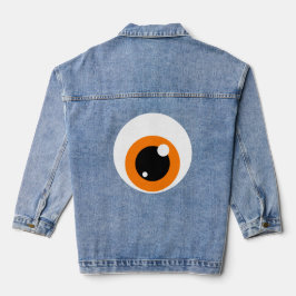 Giant Monster Eye Denim Jacket Jeansjacke