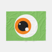 Giant Monster Eye Fleece Blanket (Vorderseite (Horizontal))