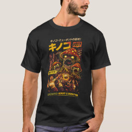 Giant Mushroom Kaiju Attack T-Shirt