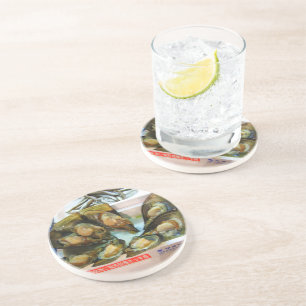 Giant Mussels Tsukiji Fish Market, Tokio, Japan Getränkeuntersetzer