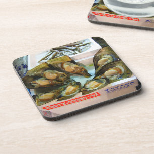 Giant Mussels Tsukiji Fish Market, Tokio, Japan Getränkeuntersetzer