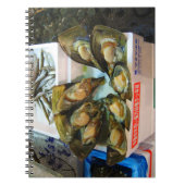 Giant Mussels Tsukiji Fish Market, Tokio, Japan Notizblock (Vorderseite)