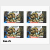 Giant Mussels Tsukiji Fish Market, Tokio, Japan Rechteckiger Aufkleber (Blatt)