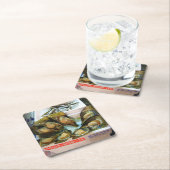 Giant Mussels Tsukiji Fish Market, Tokio, Japan Rechteckiger Pappuntersetzer (Vor Ort)