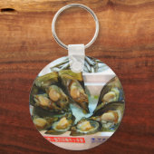 Giant Mussels Tsukiji Fish Market, Tokio, Japan Schlüsselanhänger (Vorderseite)