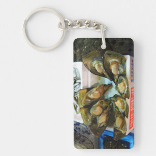 Giant Mussels Tsukiji Fish Market, Tokio, Japan Schlüsselanhänger