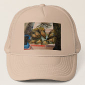 Giant Mussels Tsukiji Fish Market, Tokio, Japan Truckerkappe (Vorderseite)