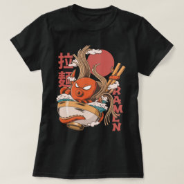 Giant Octopus Tentacle Ramen Bowl T-Shirt