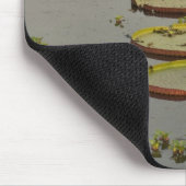 Giant oder Victoria Lilies Victoria amazonica, Mousepad (Ecke)