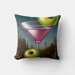 Giant Olives Pink Martini Kissen