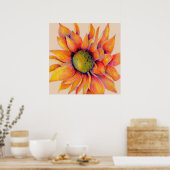 Giant Orange Mum Poster (Küche)
