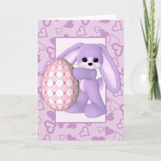Giant Ostereier und Osterhase Feiertagskarte