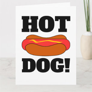 GIANT OVESIZIERTE HOTDOG FUNNY GEBURTSTAGSKARTEN KARTE