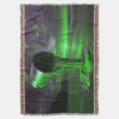 Giant Paint Can Pours Paint Onto Sunset Beach Decke (Vorderseite Vertikal)