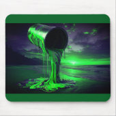 Giant Paint Can Pours Paint Onto Sunset Beach Mousepad (Vorne)