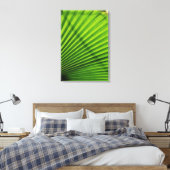 Giant Palm Leaf Pattern Leinwanddruck (Insitu (Schlafzimmer))