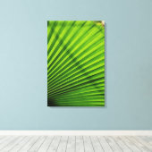 Giant Palm Leaf Pattern Leinwanddruck (Insitu (Holzboden))