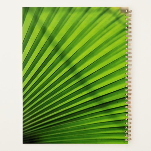 Giant Palm Leaf Pattern Planer (Rückseite)