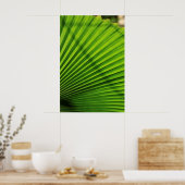 Giant Palm Leaf Pattern Poster (Küche)