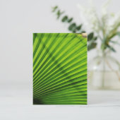 Giant Palm Leaf Pattern Postkarte (Stehend Vorderseite)