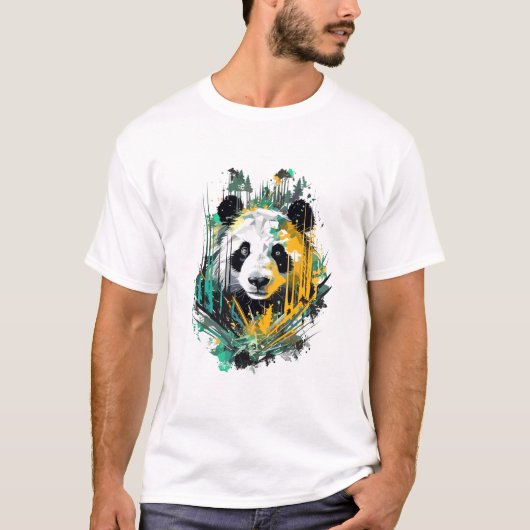 Giant Panda Animal World Wildlife Beauty Discovery T-Shirt (Vorderseite)
