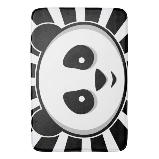 Giant Panda Bear - Adorable black white panda Badematte (Vorderseite Vertikal)