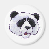 Giant Panda Bear Head Magnet (Vorne)