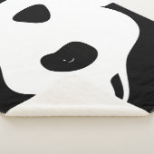 Giant Panda Bear Sherpa Blanket Sherpadecke (3/4)