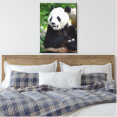 Giant Panda Eating Bamboo Leinwanddruck (Insitu (Schlafzimmer))