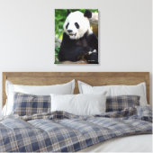 Giant Panda Eating Bamboo Leinwanddruck (Insitu (Schlafzimmer))