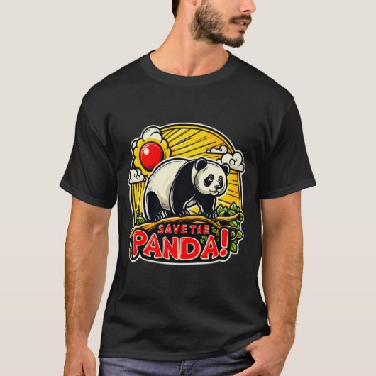 GIANT PANDA-GERETTET ME 12 T-Shirt (Vorderseite)