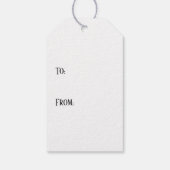 Giant Panda Geschenkanhänger (Rückseite)