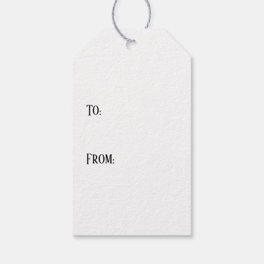 Giant Panda Geschenkanhänger (Rückseite)