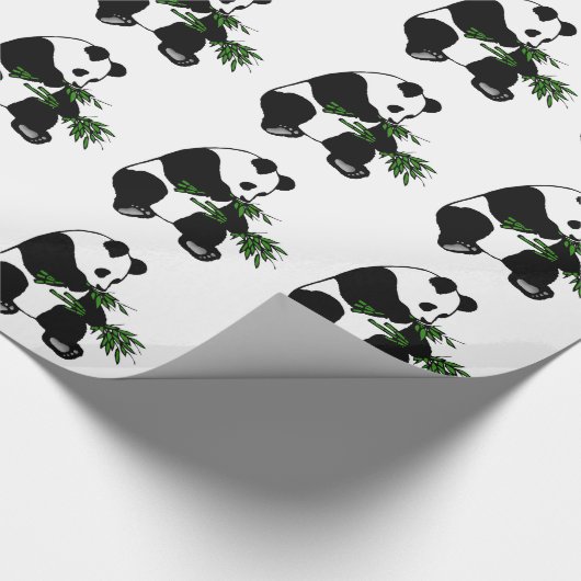 Giant Panda Geschenkpapier (Ecke)