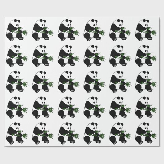 Giant Panda Geschenkpapier (Flach)