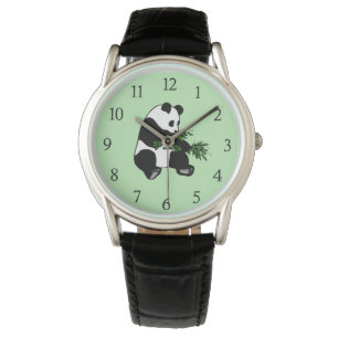 Giant Panda Green Armbanduhr