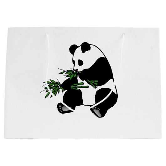 Giant Panda Große Geschenktüte (Vorderseite)