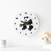 Giant Panda Große Wanduhr (Zuhause)