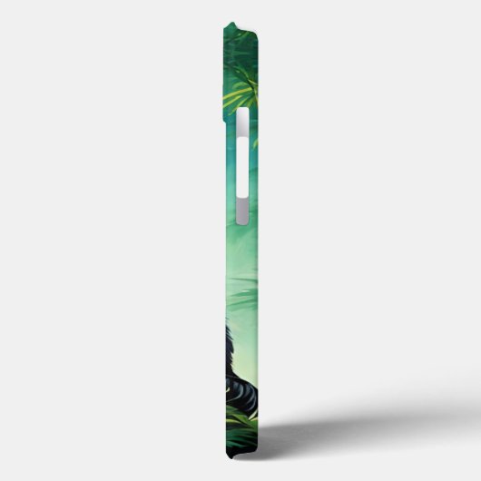 Giant Panda im Bamboo-Wald Case-Mate iPhone Hülle (Rückseite / Links)