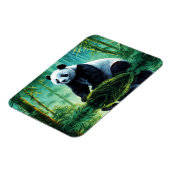 Giant Panda im Bamboo-Wald Magnet (Linke Seite)